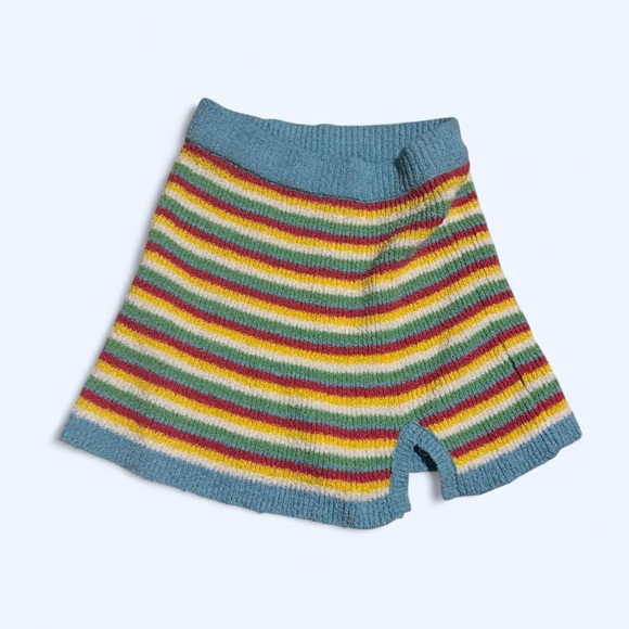 Striped Multicolor Women's Knit Skirt - Picture 1 of 2